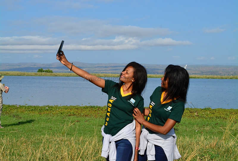 No limit to selfies on a Kwezi Outdoors family safari