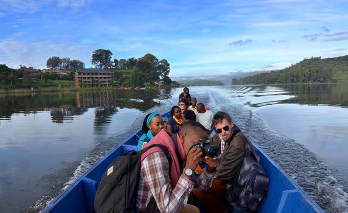 Boat ride on Lake Bunyonyi+Uganda+travel_with+Kwez+Outdoors