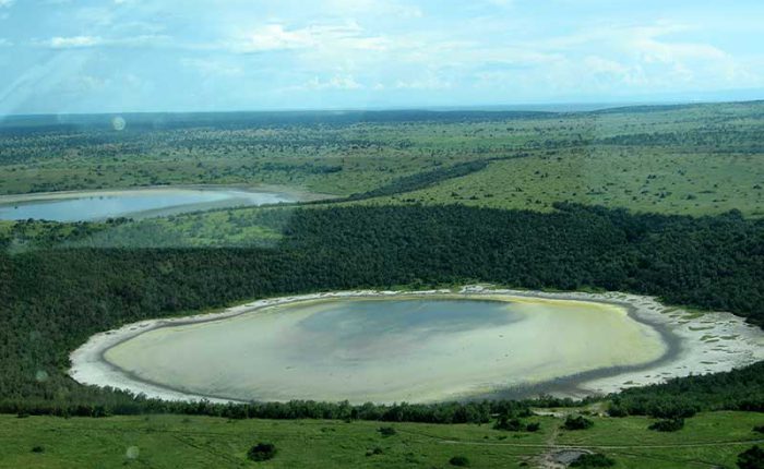 The crater lakes of Queen Elizabeth National Park